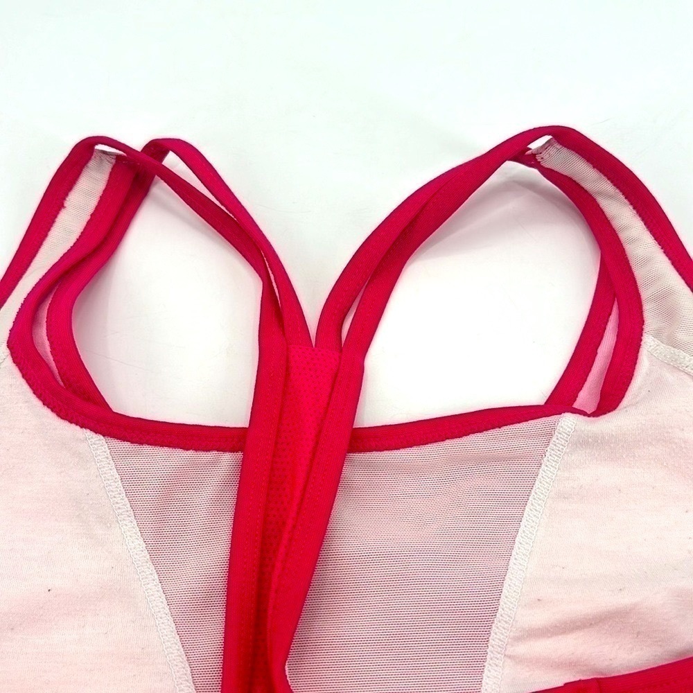 UEC Nike pink & red sports bra. Size small tag cut out - Picture 5 of 7